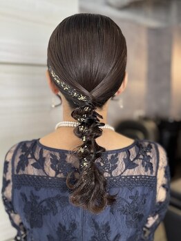 エス(Ess)の写真/特別な日を、とびきり輝く私で。Essのパーティーヘアセットで、思い出に残る一日を*[大宮]