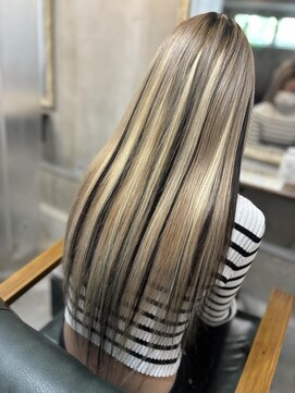 ルフレ 新宿本店1st(Reflet) ◎プルエクステハイライト、ローライト