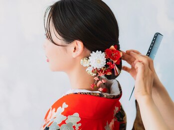 ノエル(Noel)の写真/【着付けもお任せください☆】着付け専用のお部室をご用意しているのでプライベート空間で安心感◎