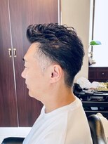 グレイスフルバーバーロンドン 大宮店(Graceful Barber London)&nbsp;【50代 男性】ロンドンオールバックパーマ（大宮/バーバー）