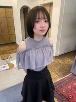 ヘアーアイスカルテット(HAIR ICI QUARTET) ◎大人可愛い小顔ボブ×透明感グレージュ◎