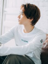 シンシ(Cinci)&nbsp;センターパート×ナチュラルパーマ