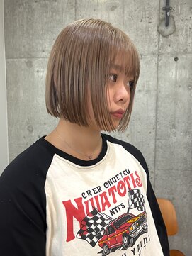 サクラ オモテサンドウ(SAKURA) 前下がりボブ　切りっぱなしボブ　髪質改善　美髪矯正　表参道