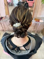 ミーネピンク 行徳店(Miene Pink)&nbsp;大人かわいいヘアアレンジ20代30代40代☆髪質改善【Pink】