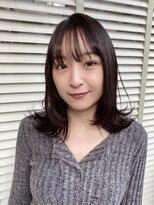 ロライマ 中目黒(roraima)&nbsp;ミディアム/レイヤー/外ハネ/上品/大人可愛い/顔周りレイヤー