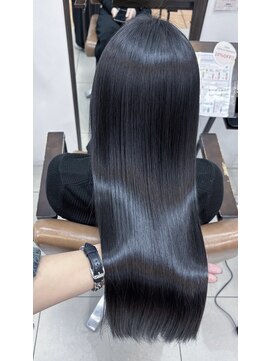 ソワンドゥブレス 大日店 (soin de brace) ・透明感ブルーブラック×髪質改善