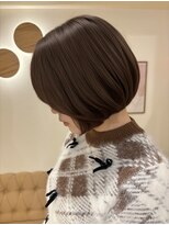 ラヴィズム 名駅店(LUVISM)&nbsp;ミルクティーブラウン/グレージュ/くびれボブ/ブリーチ/yuria