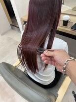 カイノ イオンモール橿原店(KAINO) 艶感ボルドーストレート × 髪質改善ケア