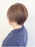 【松戸 松田】くびれショート 明るめベージュカラー