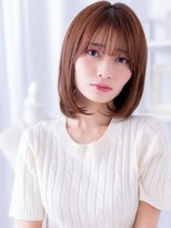 カバーヘア 上尾西口店(COVER HAIR)&nbsp;ブリーチなしピンクブラウン小顔結べるレイヤーカットc8上尾30代