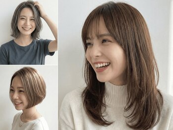 アンドヘアサロン(AND hair salon)の写真/ANDのグレイカラー/白髪ぼかし/白髪染めは自然で柔らかな仕上がりに♪隠すのではなく活かしてオシャレを！