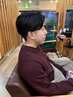 ◆メンズ／清潔感のある男性へ／メンズヘッドスパ+カット+S