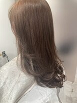 ヌーヌー 鶴ケ峰(nuu nuu)&nbsp;透明感くすみカラー×後ろに流れるハイレイヤー