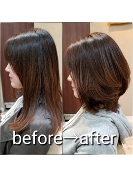 アナザースカイ (another sky) くびれボブ×イルミナカラー