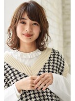 ジョエミバイアンアミ(joemi by Un ami)&nbsp;《joemi 新宿》切りっぱなしボブとレイヤーのパーマヘア　近江