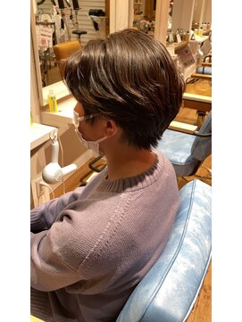 アヴァンス 天王寺店(AVANCE.) 韓国マッシュショート×カルマパーマ
