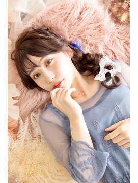 ヘアメイクサロンシャルメ(Hair Make Salon CHARMER) ハートいっぱいサイド編みおろし♪