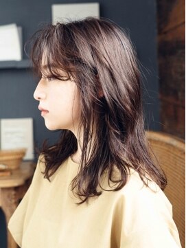 ヘアアンドリラクゼーション シャッセ(Hair&Relaxation SASE) かきあげ前髪風ロングスタイル♪