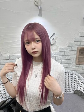 ヘアーグランデシーク(Hair Grande Seeek) 色落ちまで綺麗なピンクシールエクステ^ ^