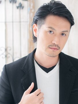 モッズヘア メン 上尾東口店(mod's hair men) サイドがポイント！ネイビーブラックフェードカットU上尾