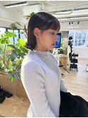 【OceanHair&Life田中愛梨】10代20代切りっぱなし外ハネボブ
