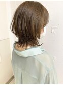 ミディアムネオウルフ×ハイライトボブウルフ　ウルフカット