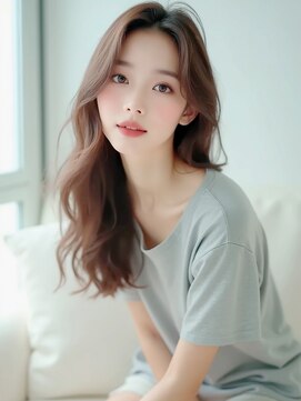 トワ 仙台店(toi) 【韓国・レイヤー】 髪質改善 仙台  アッシュベージュ