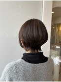 丸みショートボブ