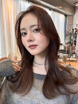 エインアンリー 明治神宮前(AIN.ANLY.)&nbsp;着物メルティカラーくびれロング似合わせカットロングレイヤー