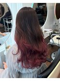 ラベンダーピンクグラデーション