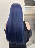 JILL STUDIO ブルーパープル/艶髪ロング/ストレート