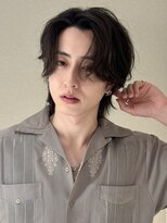 ノラ ギンザ(NORA GINZA) メンズヘアキメすぎない束感センターパートナチュラルミディアム