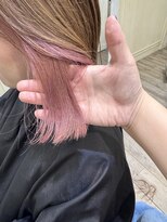 レモン(Lemon)&nbsp;ピンクインナーカラー/ブリーチカラー/ハイトーン