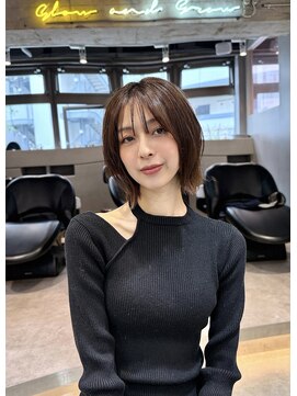 ロンドプロフィール 浦和(Lond profil) イメチェン　ボブ　外ハネボブ　美髪　ホワイトブロンド　韓国