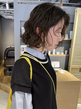 コフィー バイ メルト 吉祥寺(cofy by melt) 【三ツ井純】吉祥寺ボブパーマ ニュアンスカール ほつれパーマ