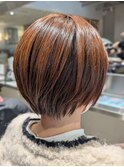 30代40代大人ショートボブ
