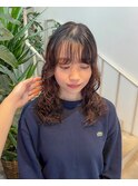 △癖毛風パーマデジタルパーマミディアムパーマレイヤーパーマ