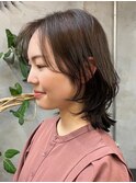 〈○9〉ショート韓国ボブハイライト髪質改善ブリーチ前髪20代30