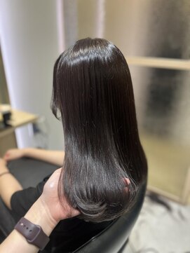 エレノア 梅田店(Eleanor) 暗髪ラベンダーブラウン♪