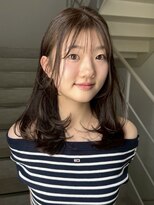 マルケ ドゥ マッシュ(MaruQuee de mashu) ナチュラルブラウン/ブラウンカラー/顔まわりカット/大阪/梅田