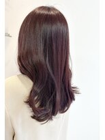シルエット 美容室&nbsp;【暗めカラー】ココアカシスベージュ＊
