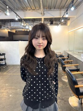 ジュール 池袋(Joule) 韓国風レイヤーカット×ブリーチなしグレージュ