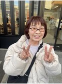透明感のある白髪染め/明るい白髪染め/白髪を楽しむ/柏/柏美容室