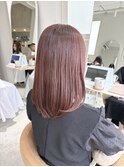 《花屋併設の美容院》暖色カラー