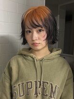 ロジ(loji)&nbsp;オレンジルーツカラー×ボブレイヤー