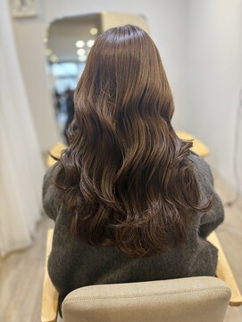 ロンド ヘアー(Rondo. Hair) 【レイヤーカット】×【ベージュブラウン】"韓国巻きで大人女子"