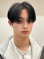 アンサー 原宿(ANSWER)&nbsp;メンズ髪質改善縮毛矯正シースルーセンターパート韓流ヘア