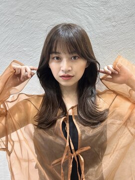 エトル バイ コムマティス 恵比寿駅前店(etre by comme Matisse) ミディアムくびれレイヤー×モカブラウン