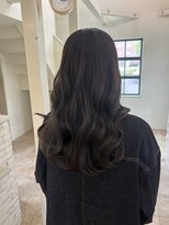 エクファ ヘア シェリル 草津 南草津店(ex-fa hair cherir) ミルクティーブロンド/ダークブルー/デジタルパーマ/南草津