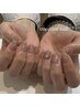 うる艶ワンカラーネイル+丁寧な甘皮ケア(ジェルネイル)